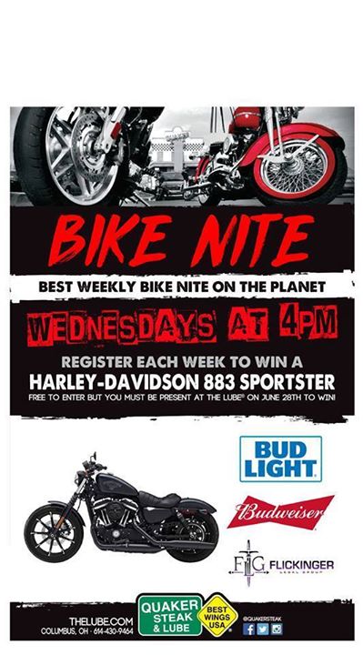 Motorcycle accident attorneys at bike night image